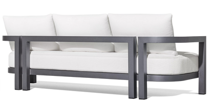 Galera Aluminium 3 Seat Sofa